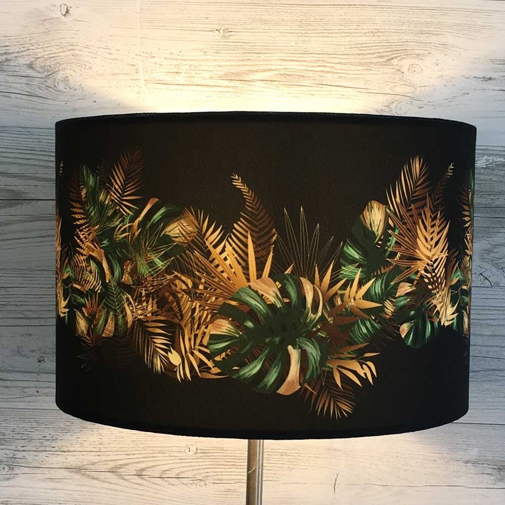 Golden Jungalow Gold Leaf Lampshade